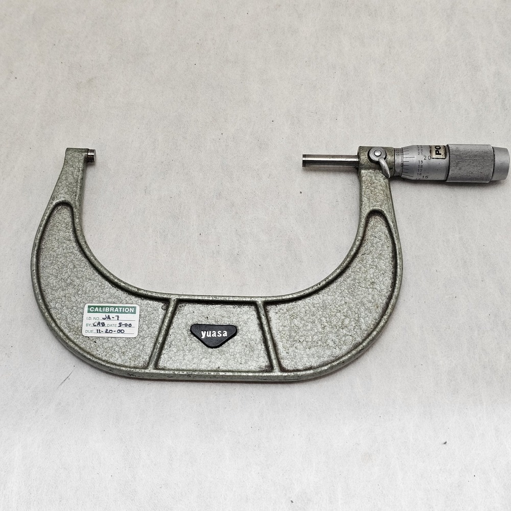 Yuasa 4- 5" Outside Micrometer .0001" Graduation Poland Machinist Precision Tool